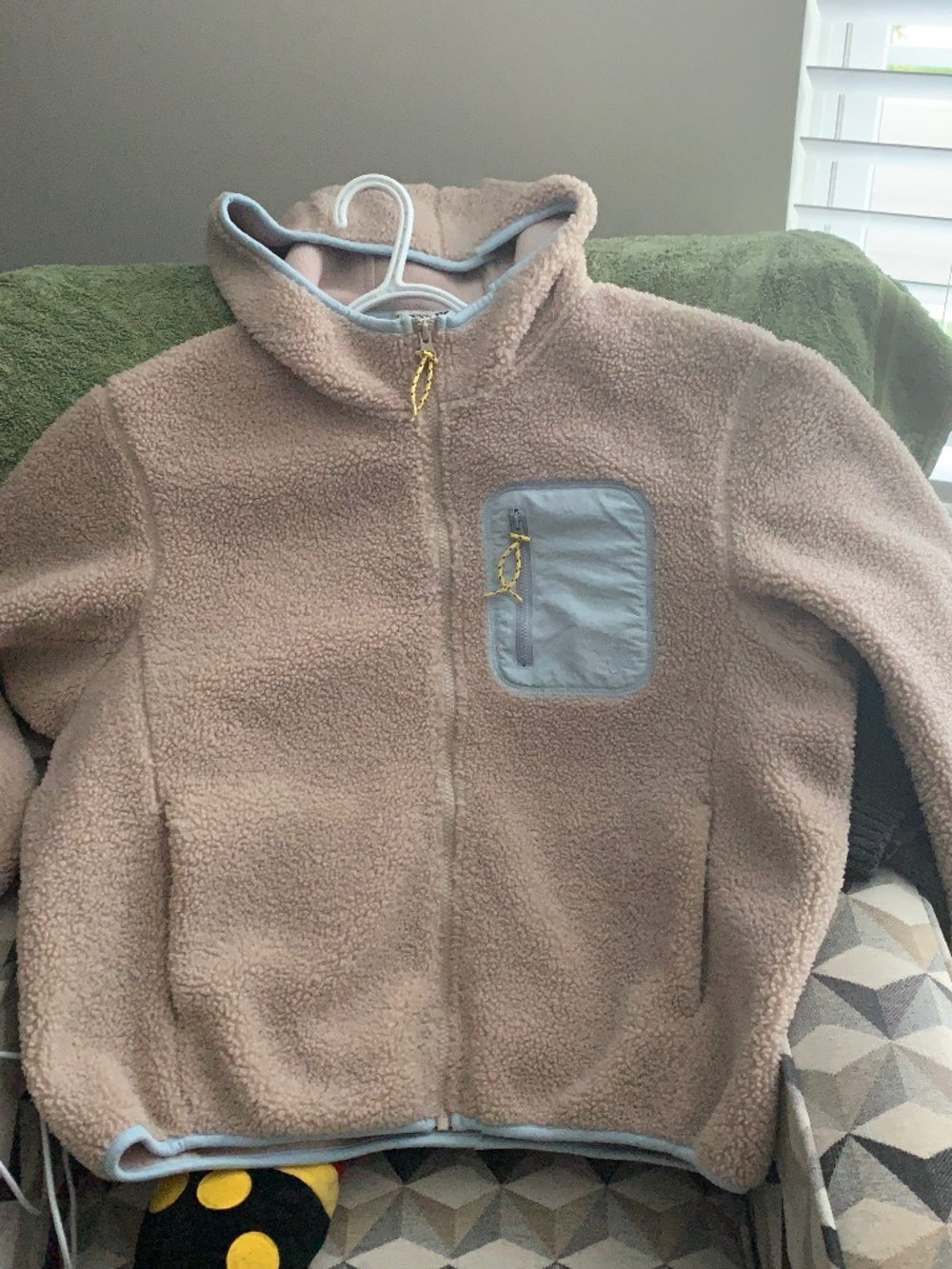 J.W.Anderson X Uniqlo Sherpa fleec full Zip Hooded Jacket